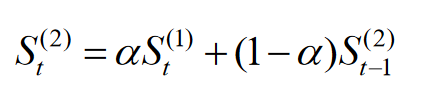 二次指数平滑